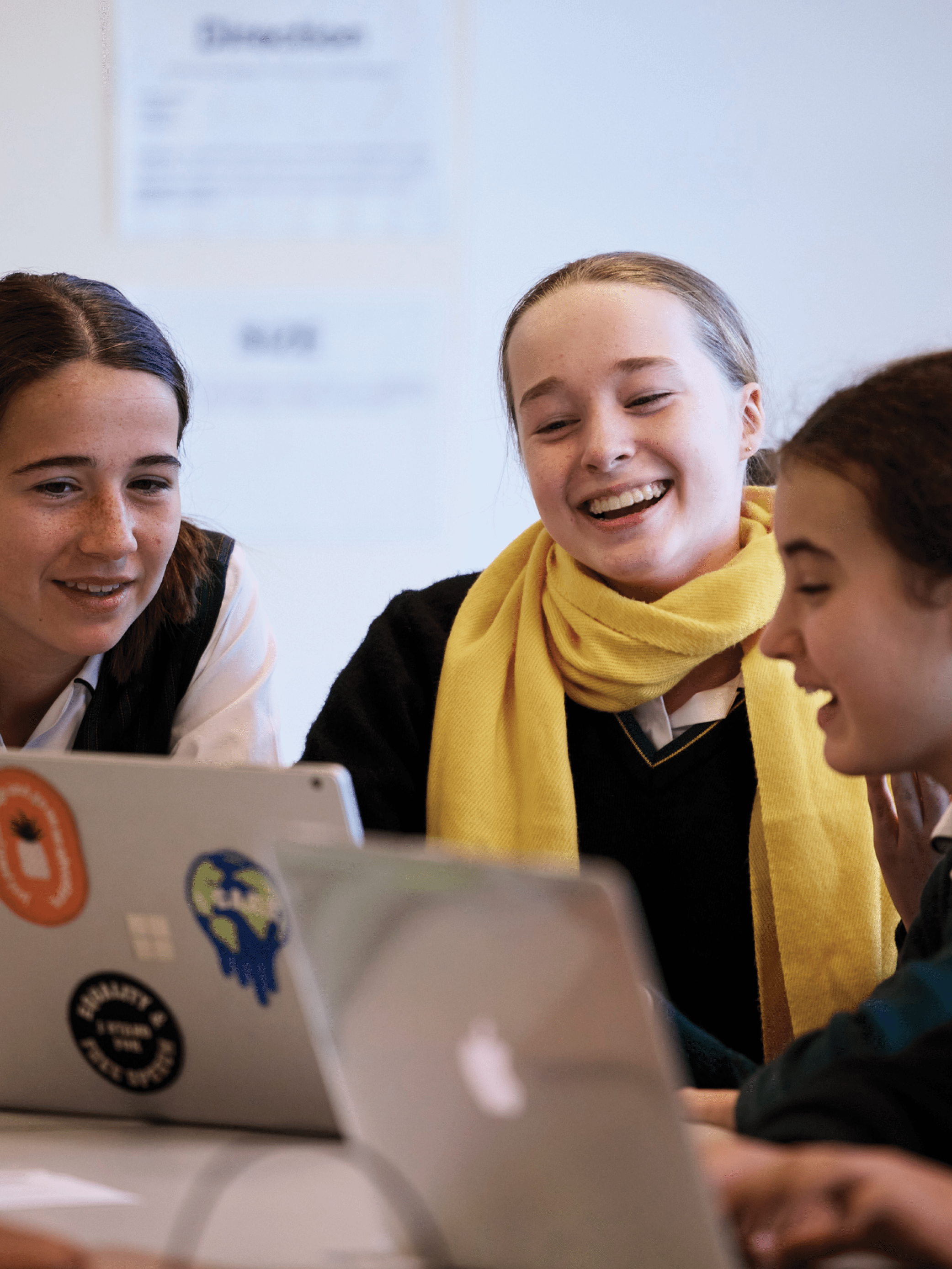 Students using Round